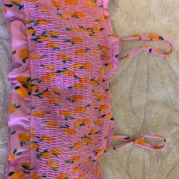 Pink bathing suite with oranges! - Picture 4 of 5